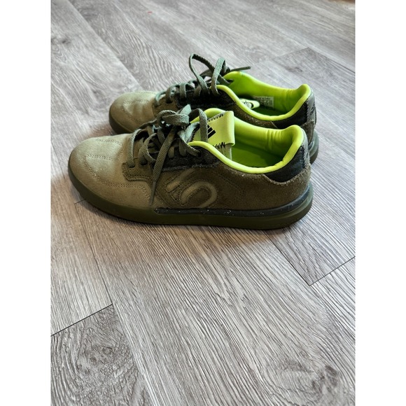 Five Ten Sleuth Flat Women's Olive Green Lime GW5446 Adidas Shoes Size 5 - Picture 1 of 8